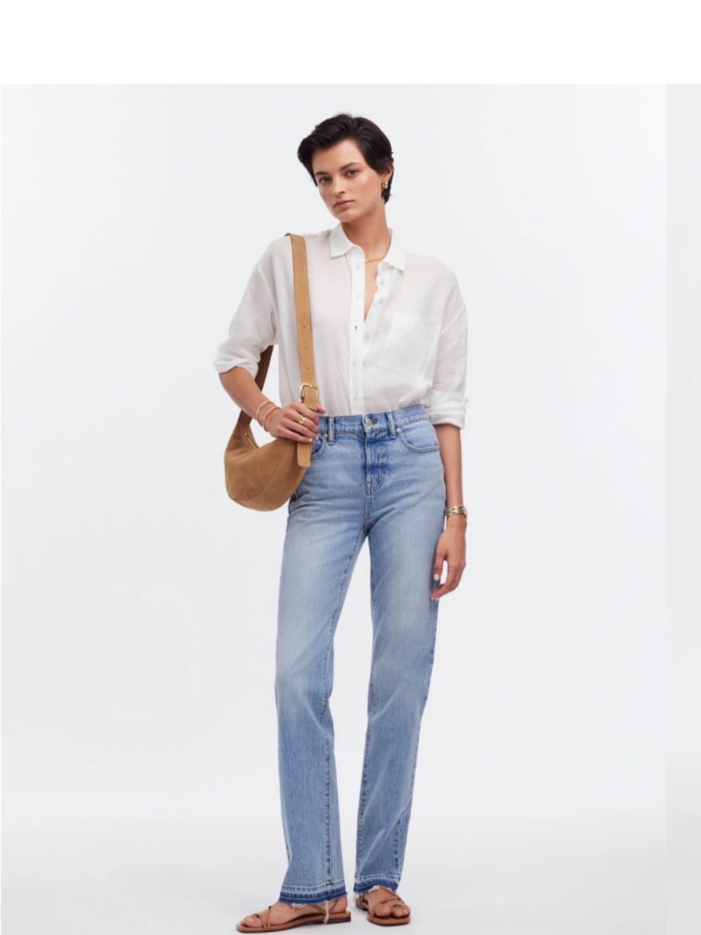 Madewell The '90s Straight Mid-Rise Jean